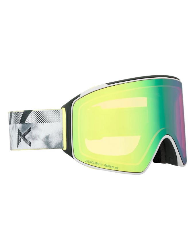 Anon M4 Cylindrical Goggle 2026 | Tilt Shift / Perceive Variable Green